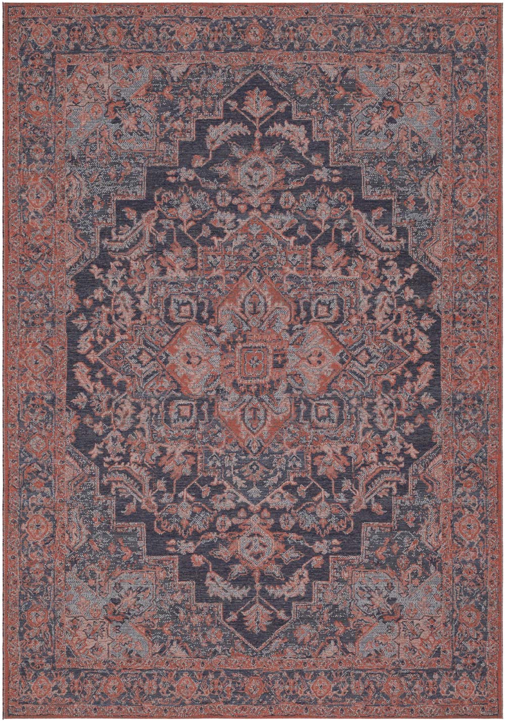 Ziba Vintage Medallion Multi Rug