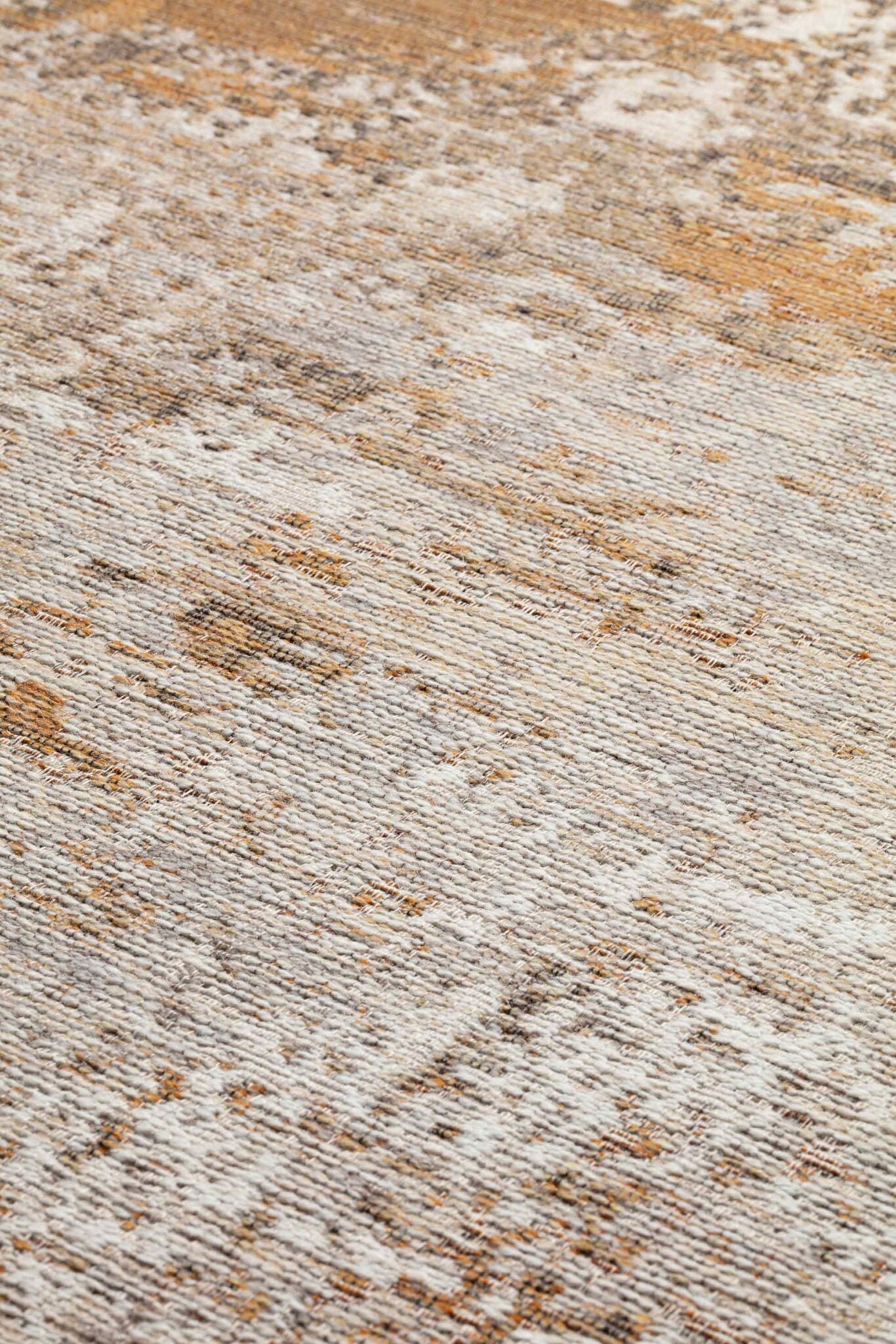Ziba Distressed Abstract Grey Rug