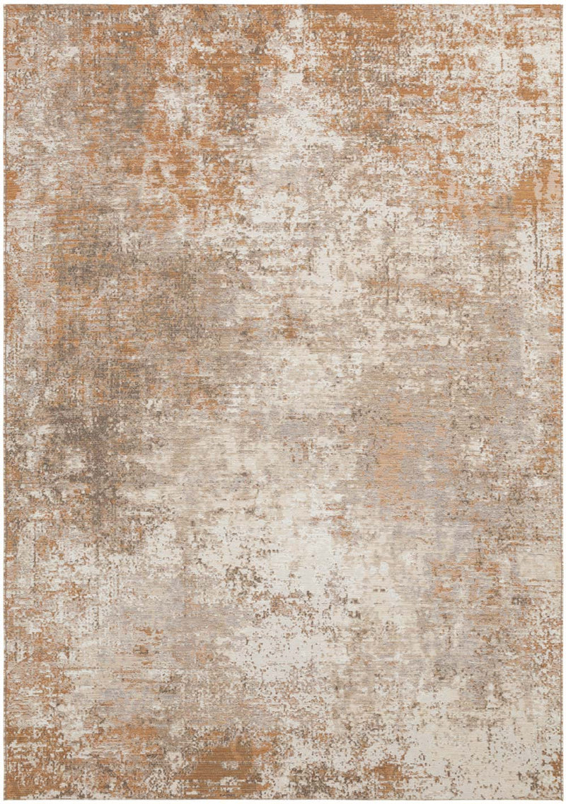 Ziba Distressed Abstract Grey Rug