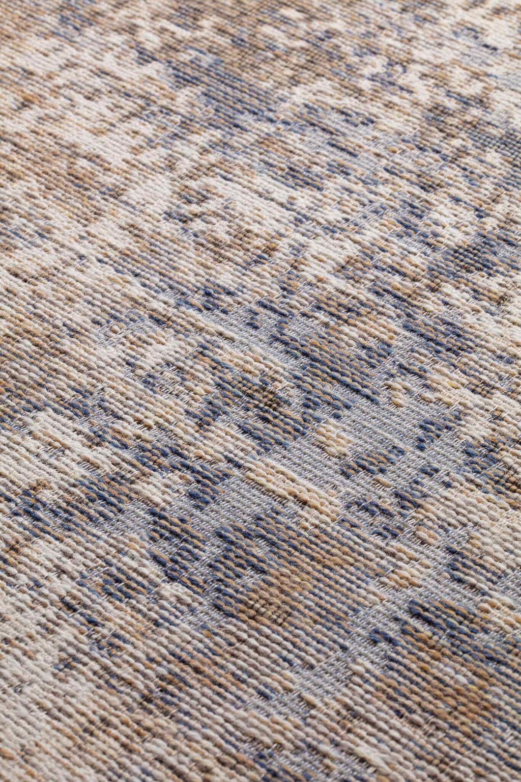 Ziba Distressed Abstract Cream Rug