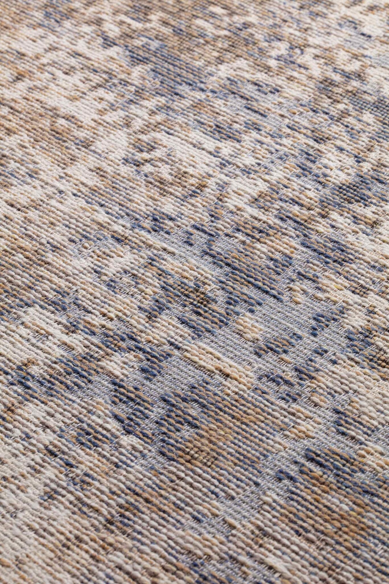 Ziba Distressed Abstract Cream Rug