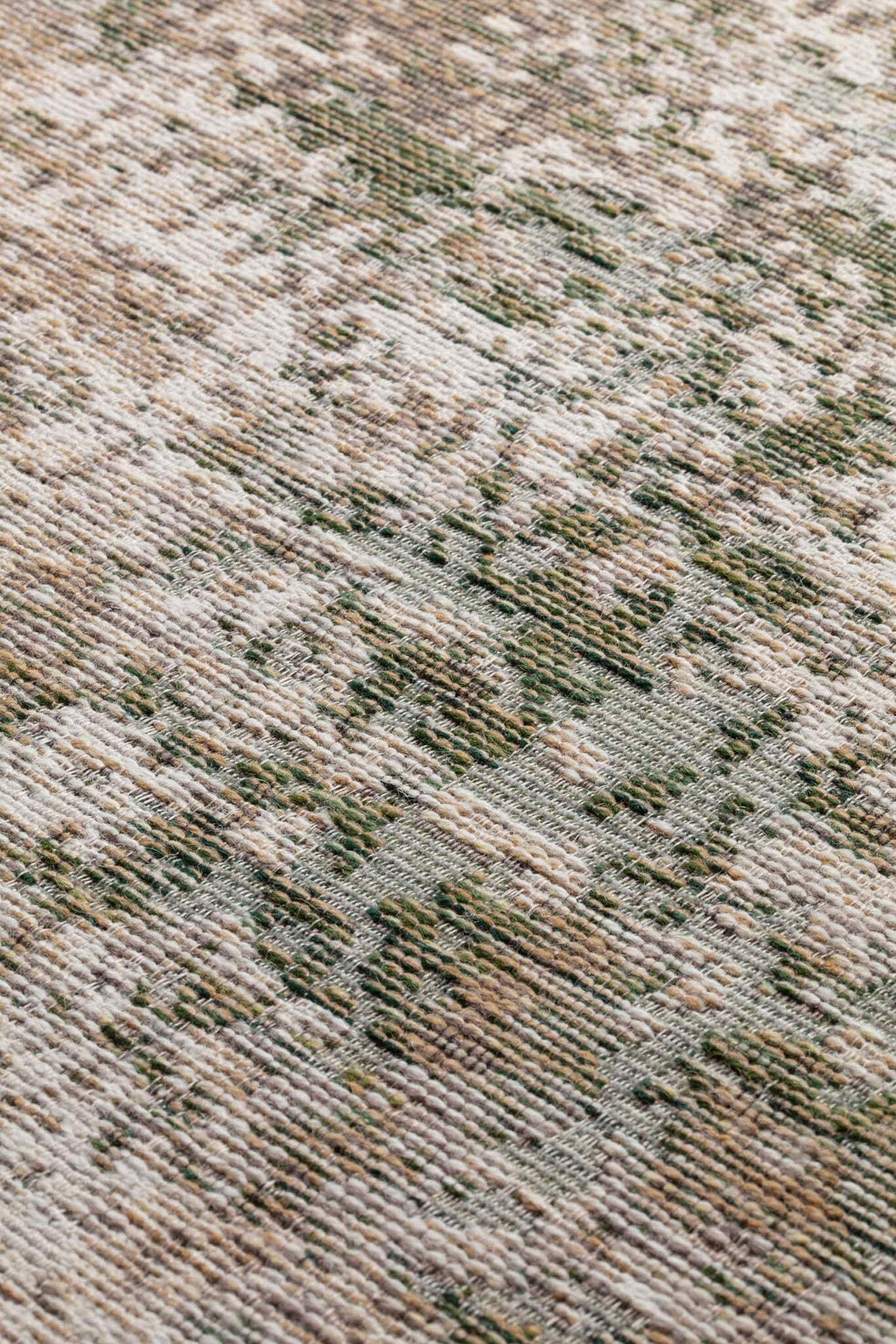 Ziba Distressed Abstract Cream Rug