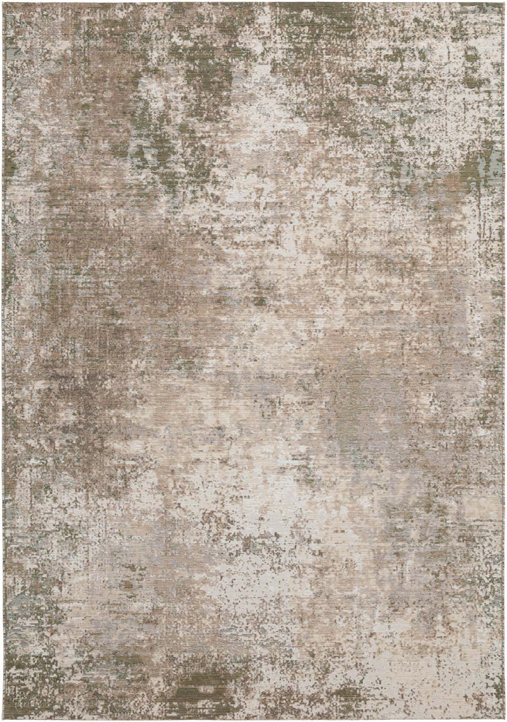 Ziba Distressed Abstract Cream Rug