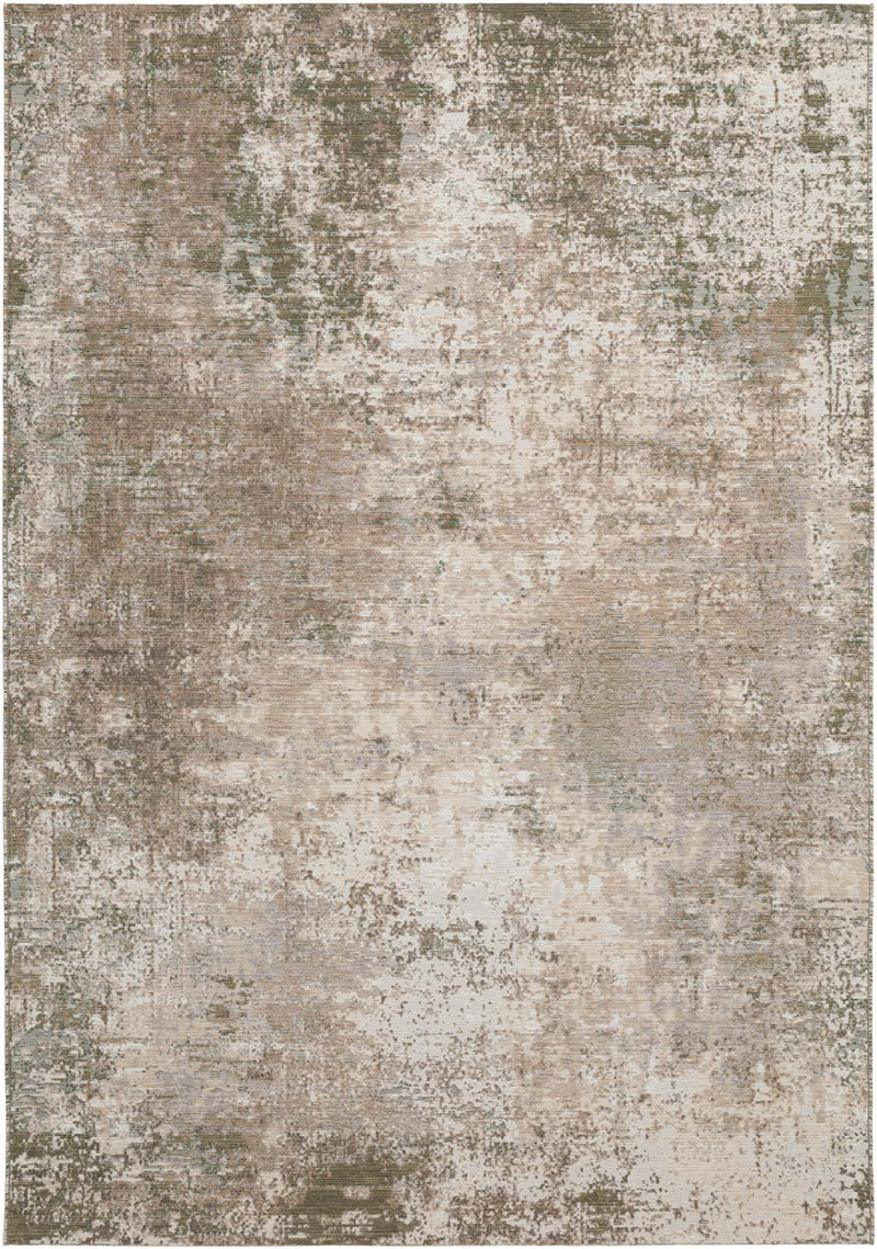 Ziba Distressed Abstract Cream Rug