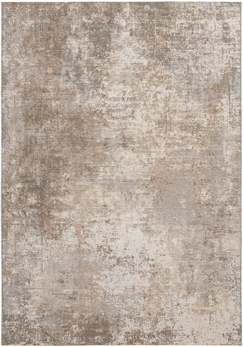 Ziba Distressed Abstract Pink Rug