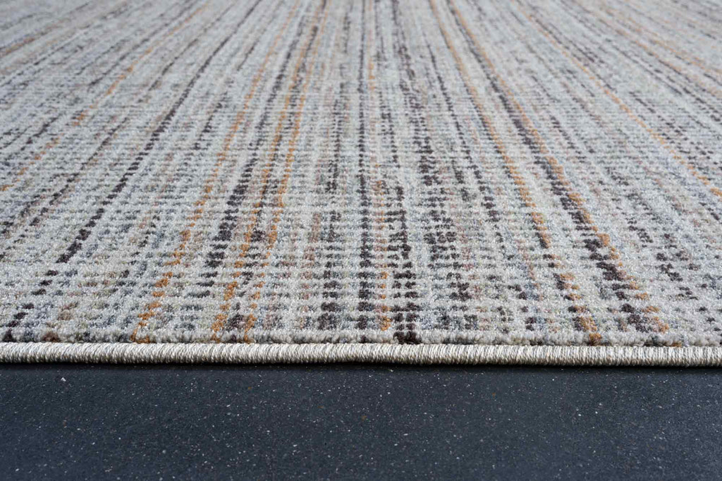 Paprika Heathered Plain Cream Rug