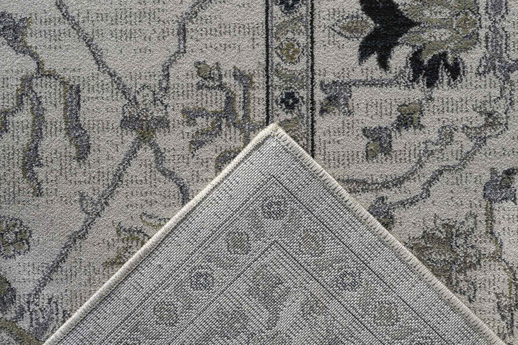 Paprika Faded Floral Cream Rug