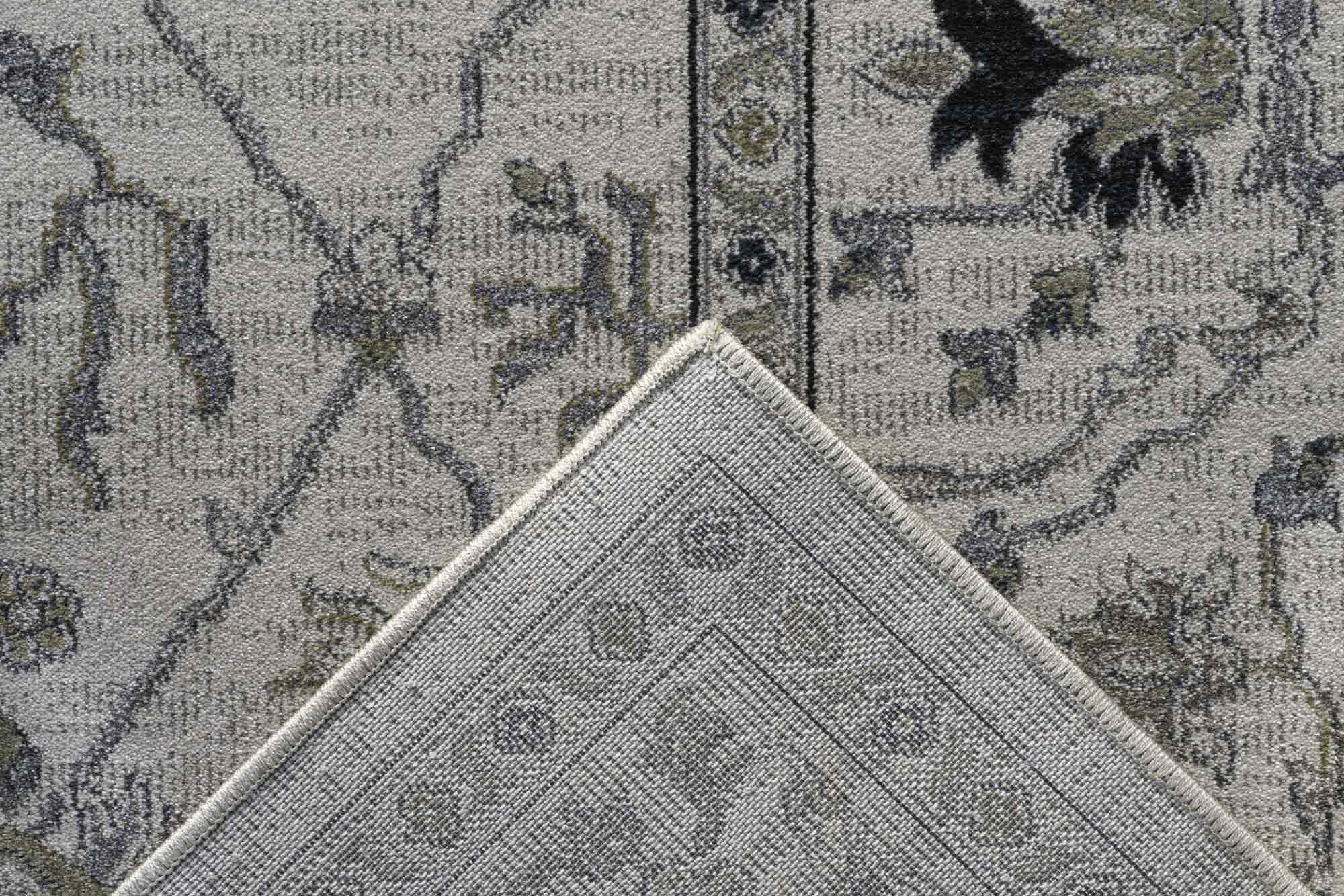 Paprika Faded Floral Cream Rug