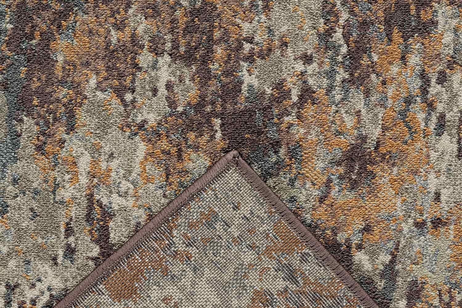 Paprika Rust Abstract Rust Rug