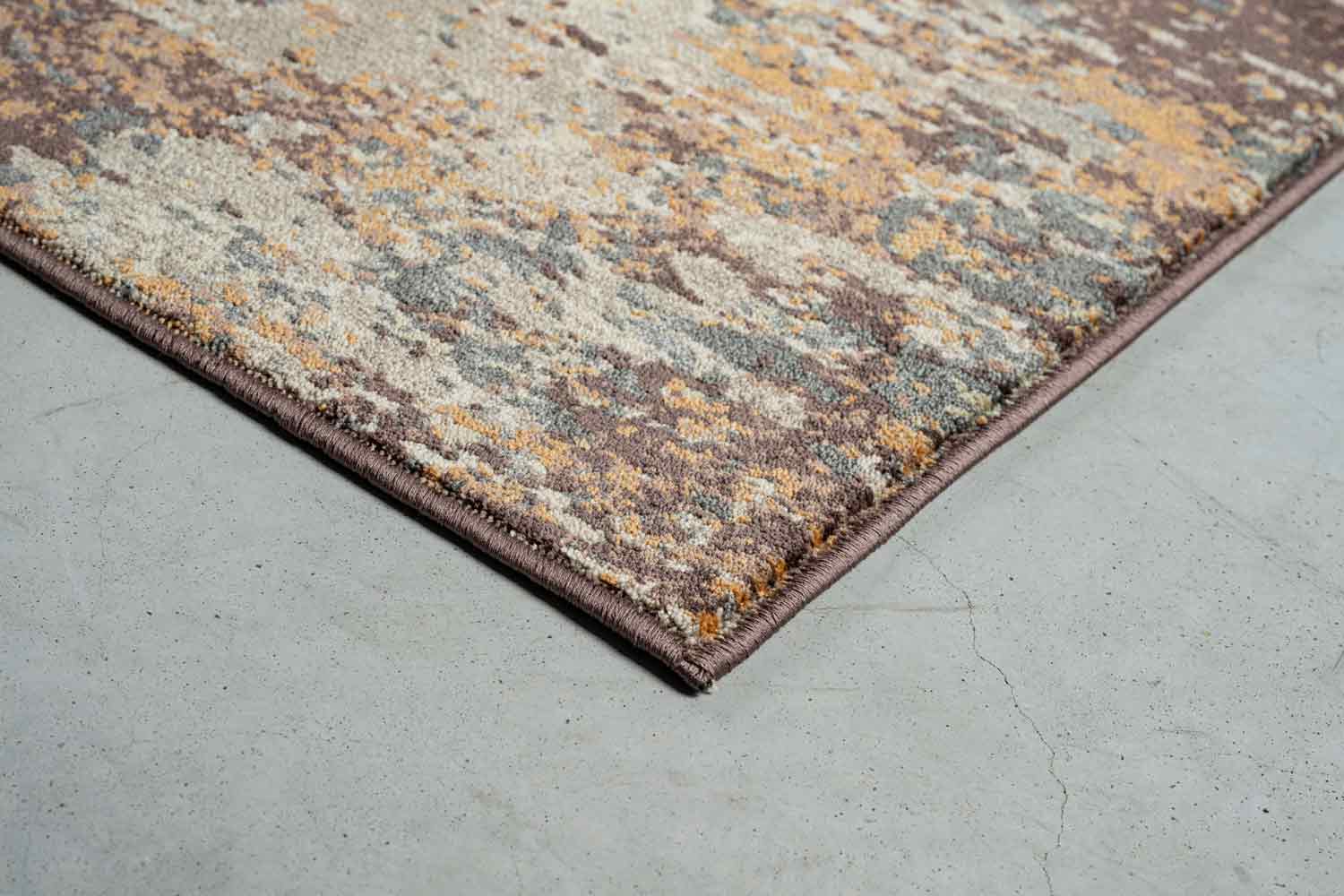 Paprika Rust Abstract Rust Rug