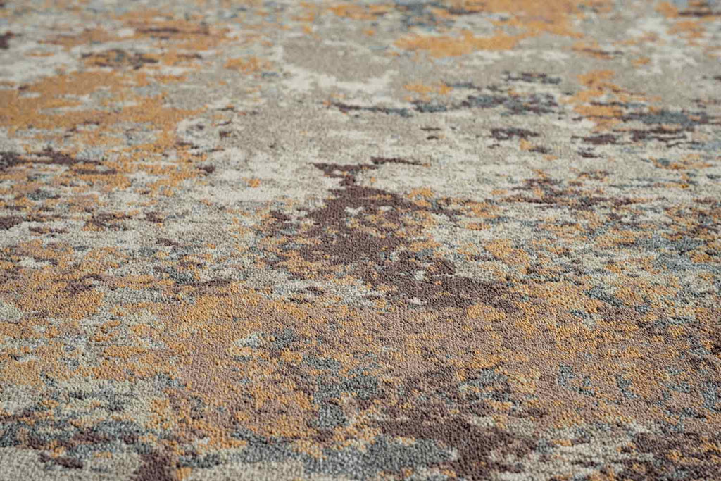 Paprika Rust Abstract Rust Rug