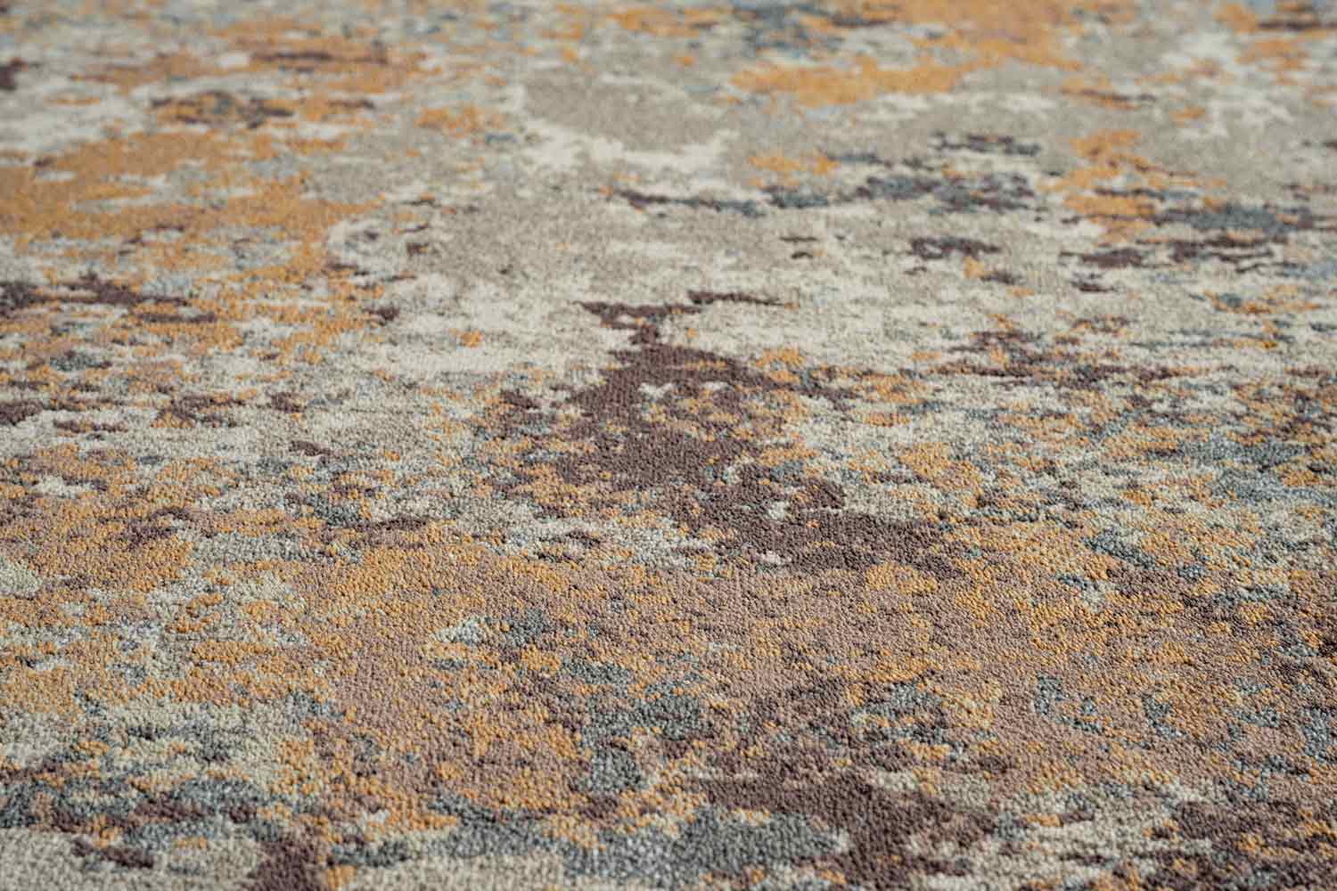 Paprika Rust Abstract Rust Rug