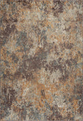 Paprika Rust Abstract Rust Rug