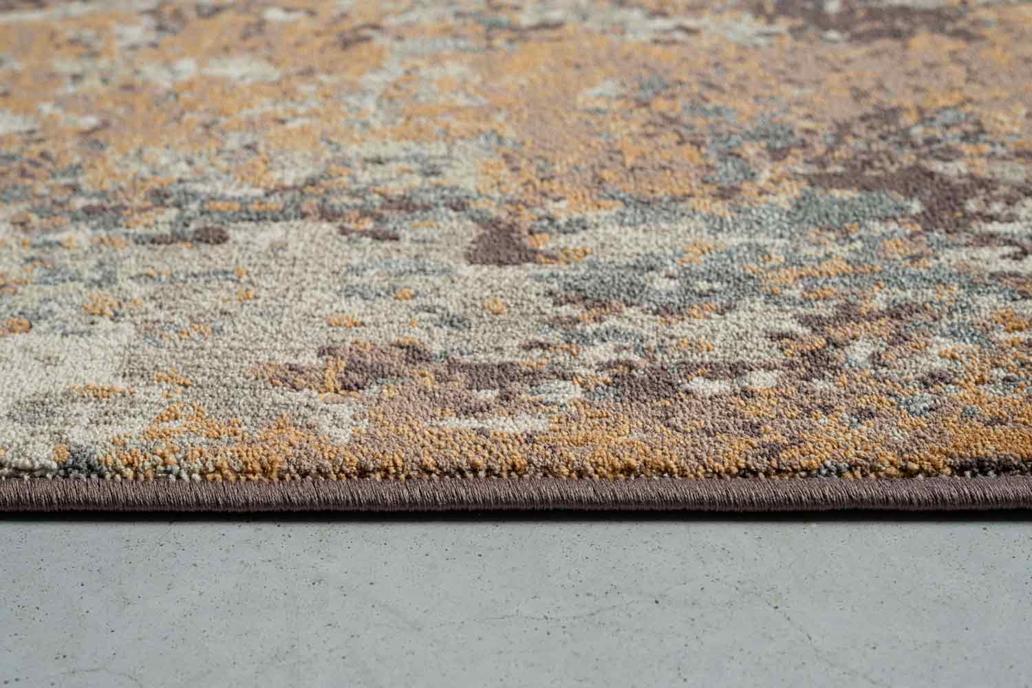 Paprika Rust Abstract Rust Rug