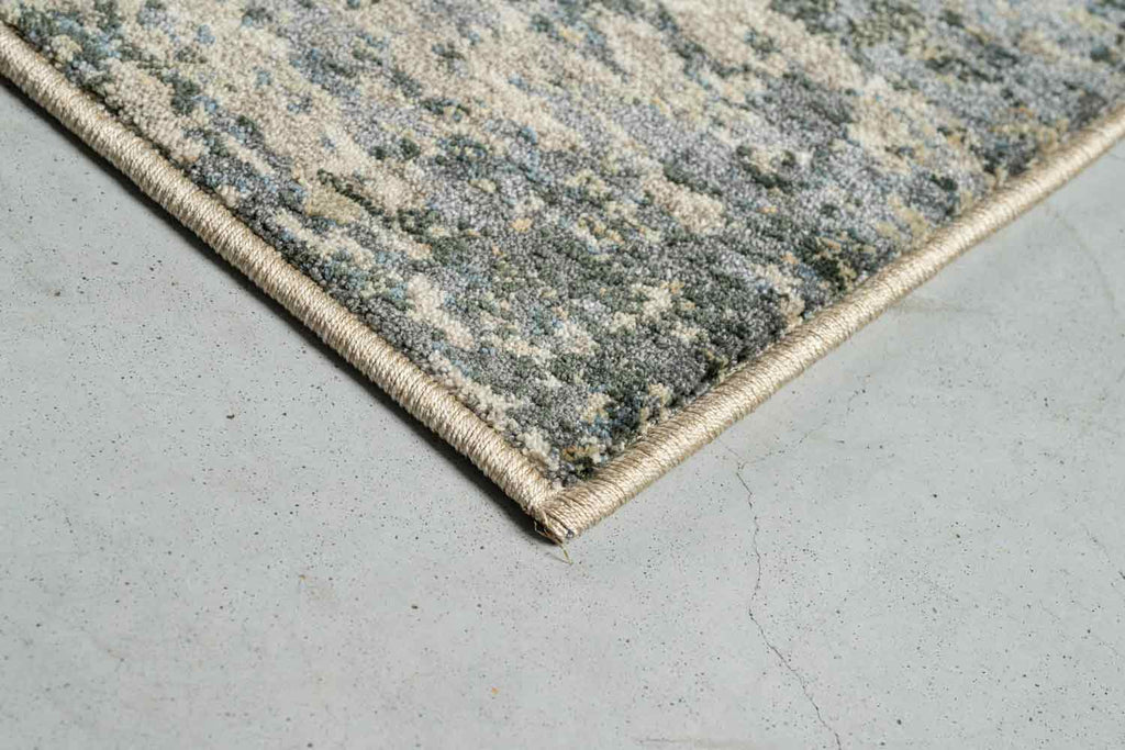 Paprika Rust Abstract Grey Rug