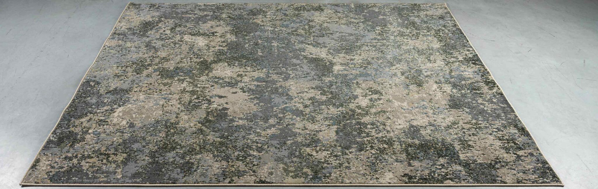 Paprika Rust Abstract Grey Rug