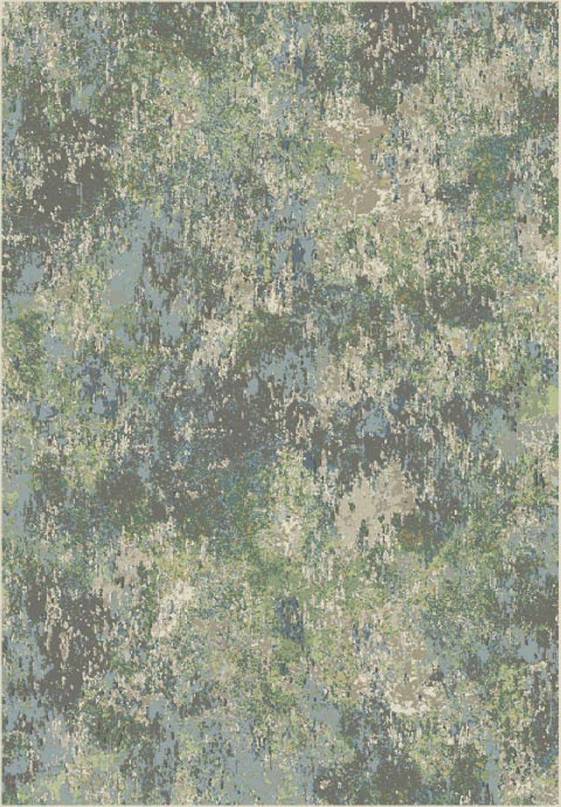 Paprika Rust Abstract Grey Rug