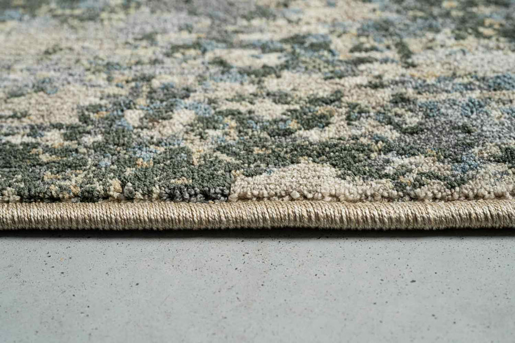 Paprika Rust Abstract Grey Rug