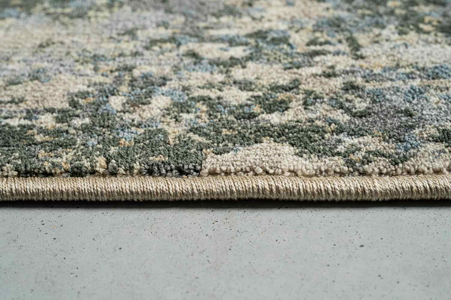 Paprika Rust Abstract Grey Rug