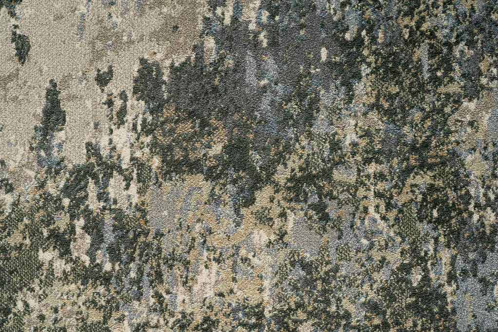 Paprika Rust Abstract Grey Rug