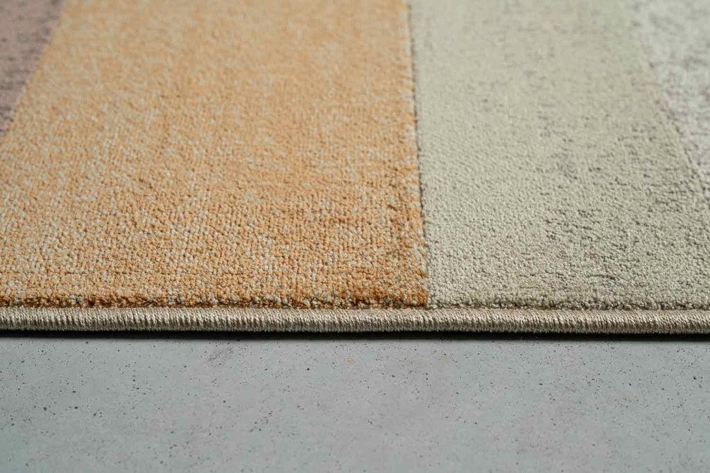 Paprika Ikat Stripe Multi Rug