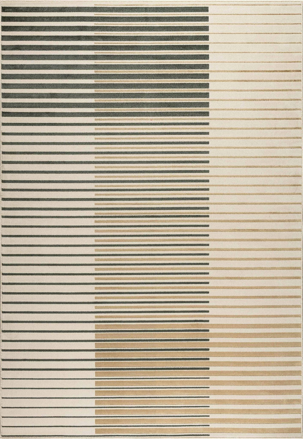 Paprika Fine Stripe Cream Rug