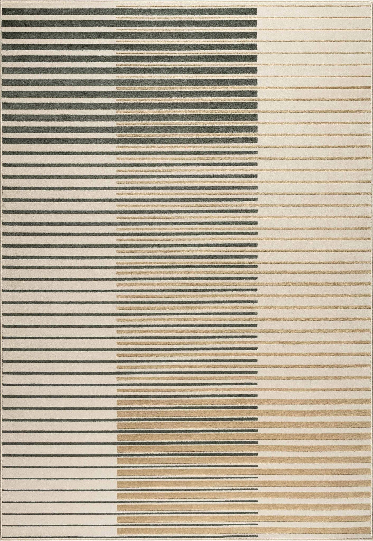 Paprika Fine Stripe Cream Rug