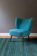 Brighton Marled Stripe Blue Rug