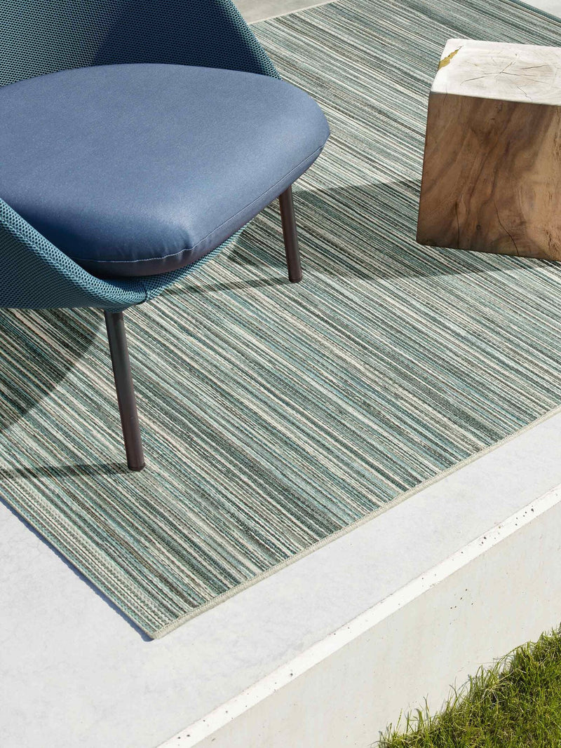 Brighton Marled Stripe Ivory/blue Rug