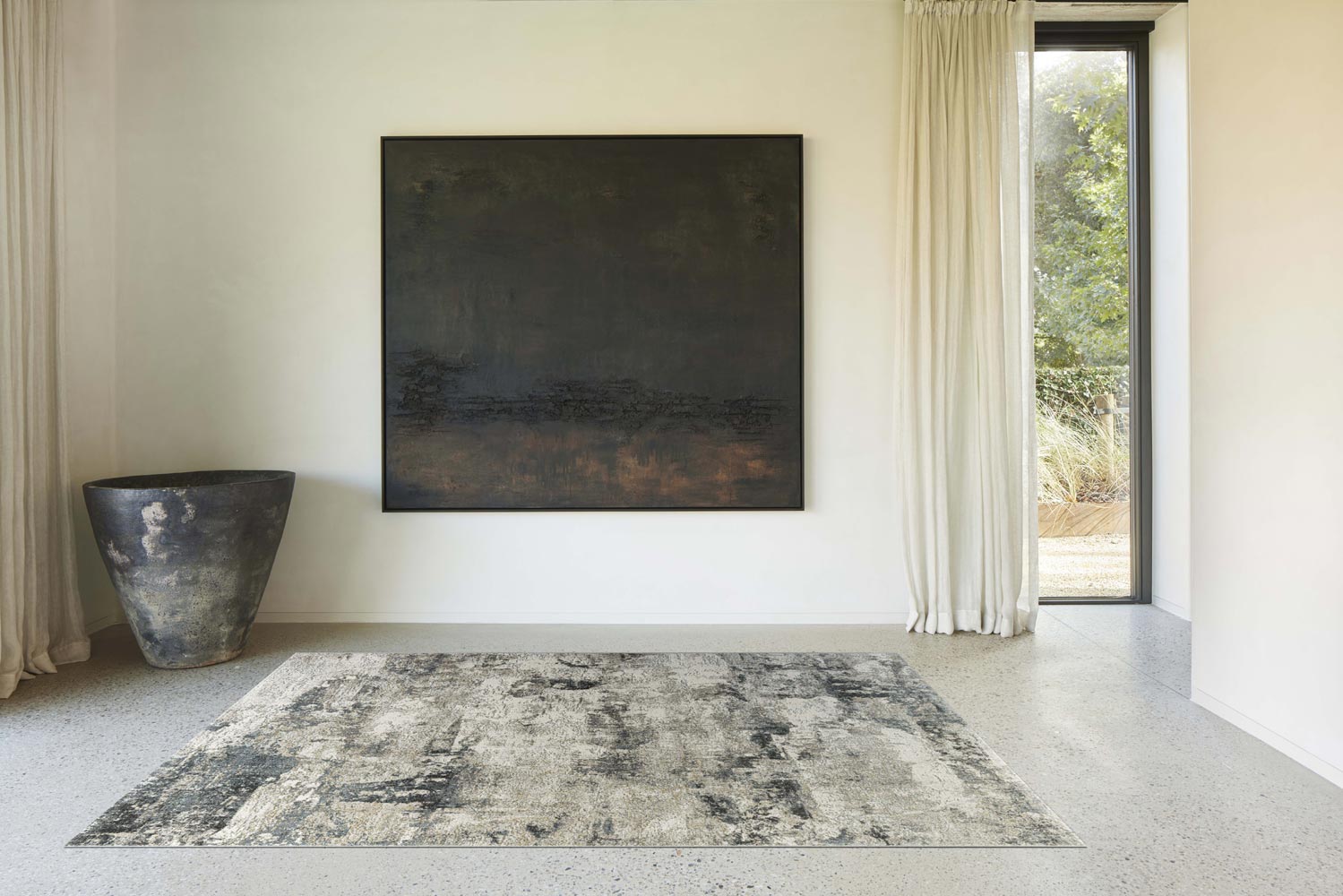 Canyon Sandstorm Grey Rug