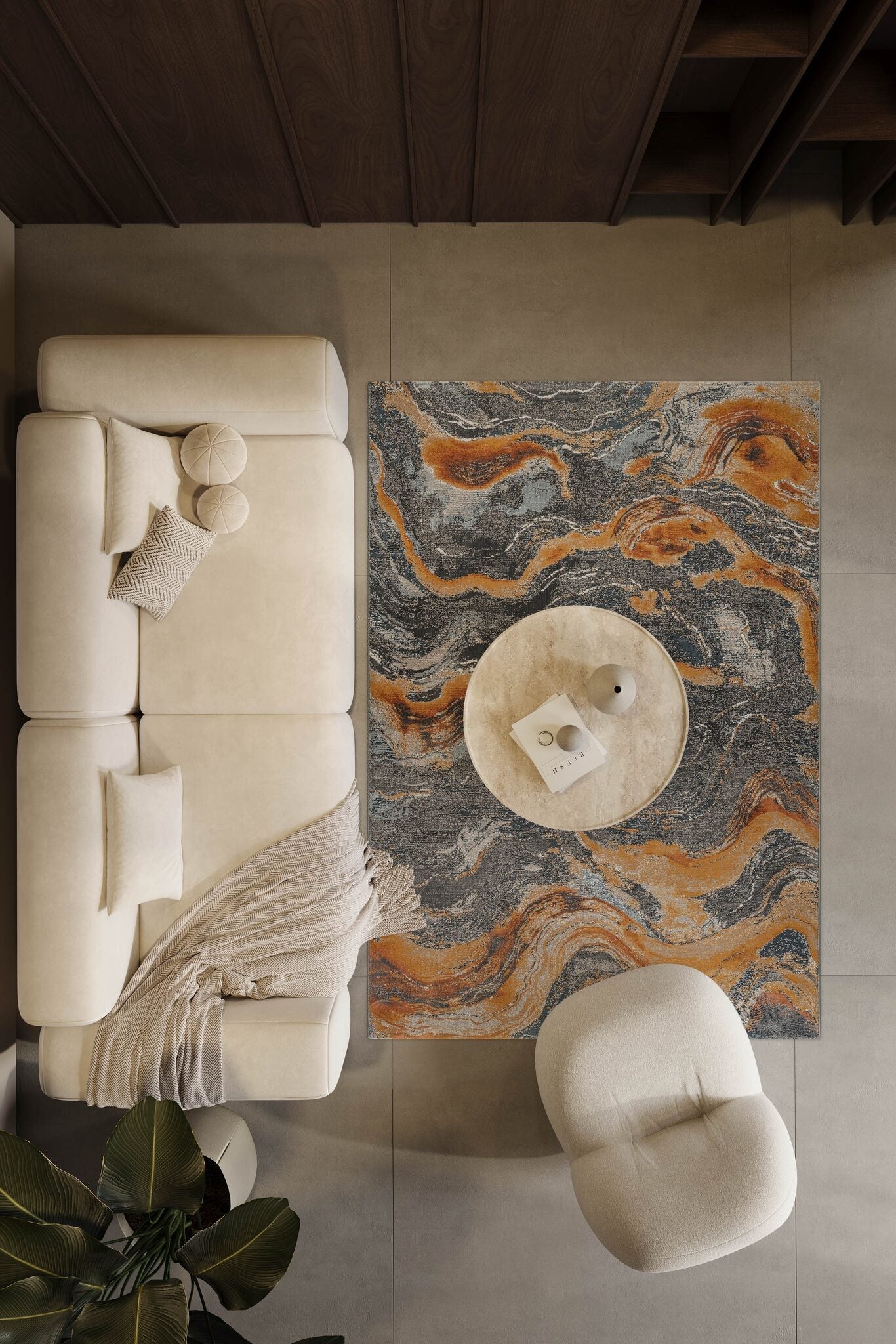 Canyon Lava Flow Lava Rug