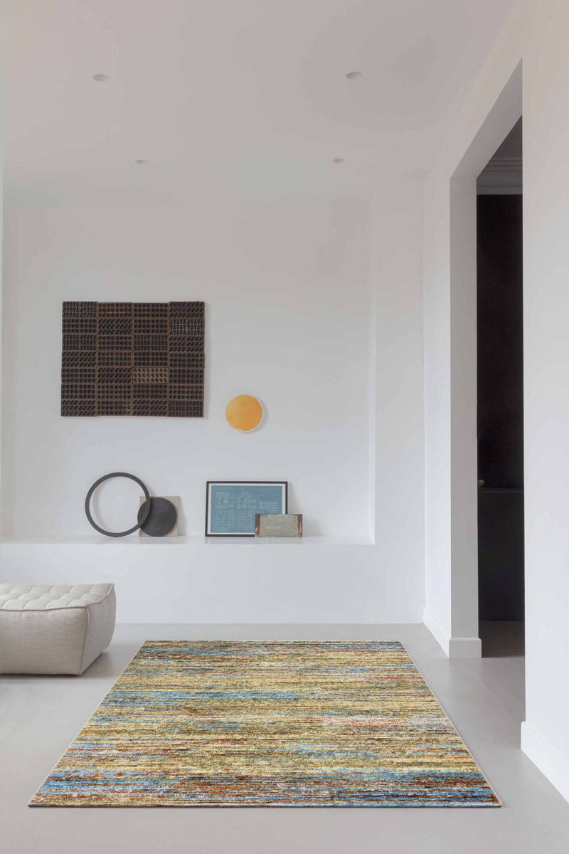 City Space Dyed Stripe Multi Rug
