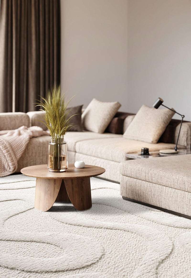 Cleo Squiggle Cream Rug