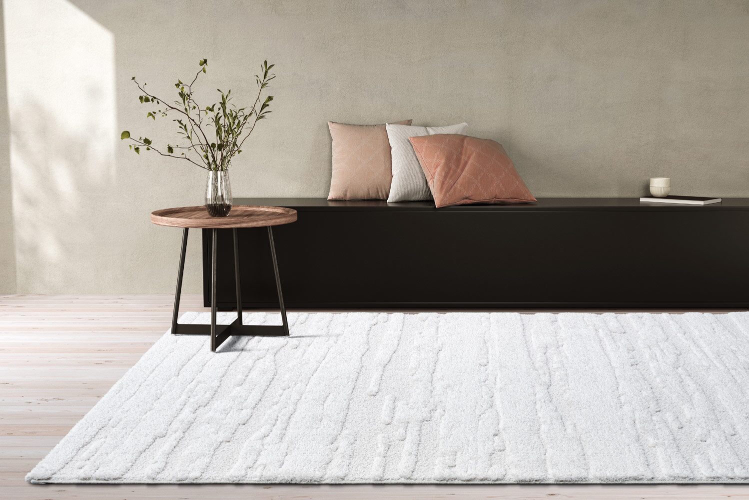 Cleo Strata Cream Rug