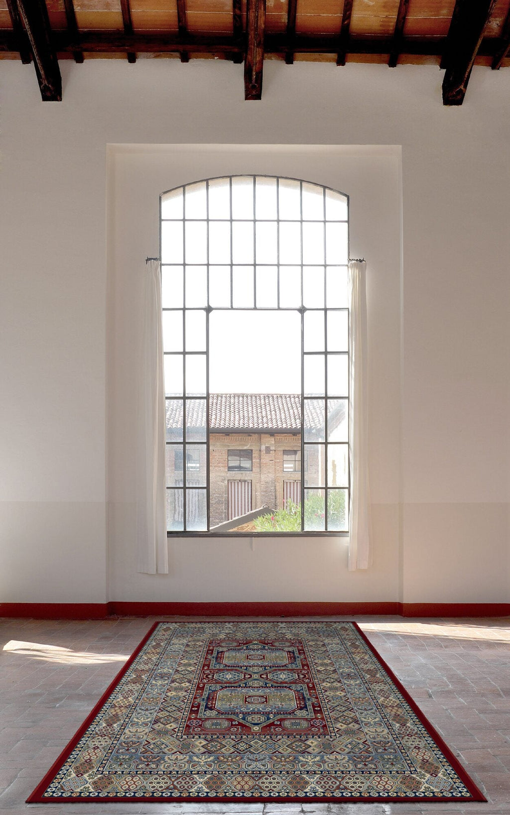 Da Vinci Kazak Tribal Red Rug