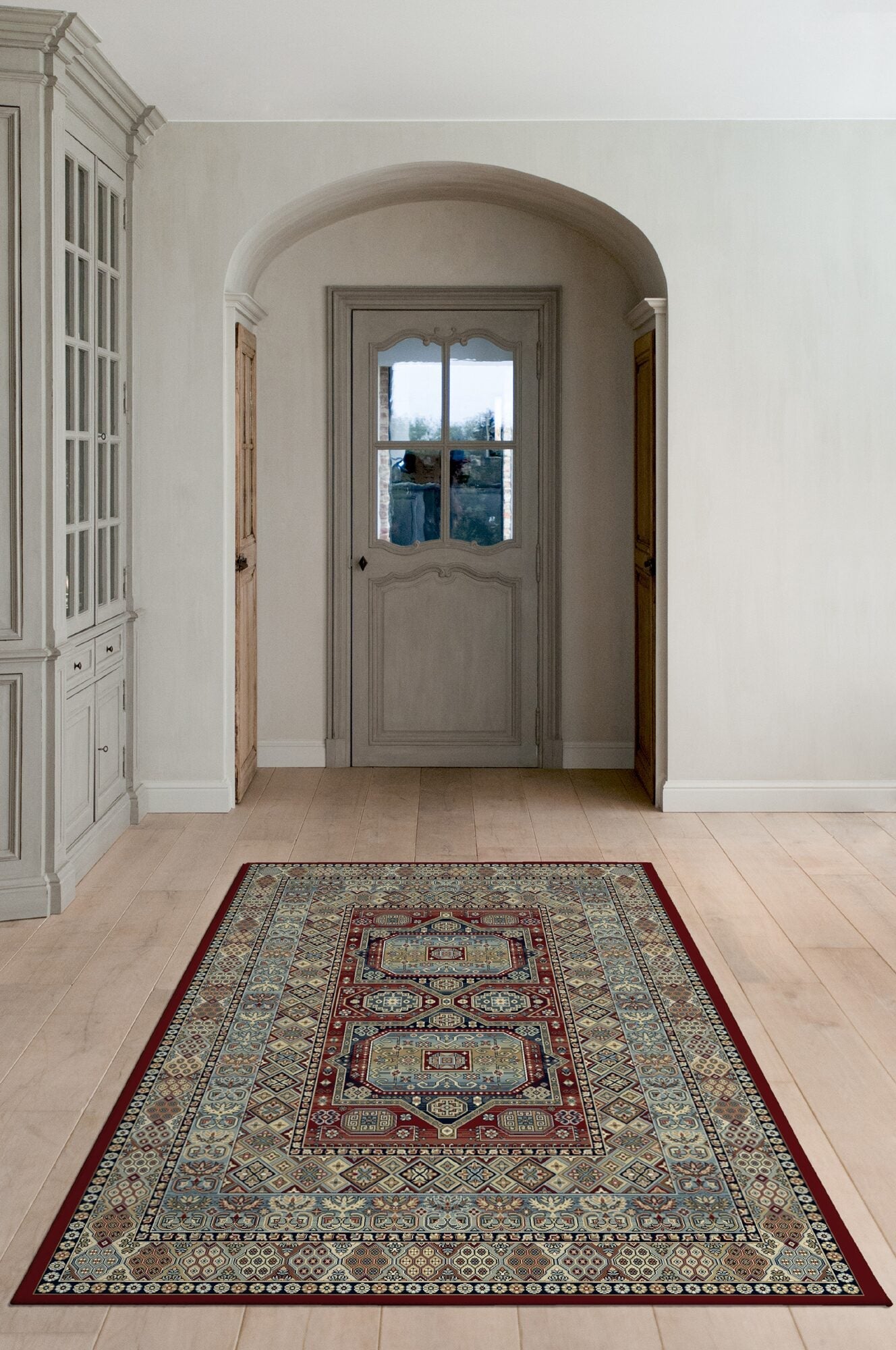 Da Vinci Kazak Tribal Red Rug