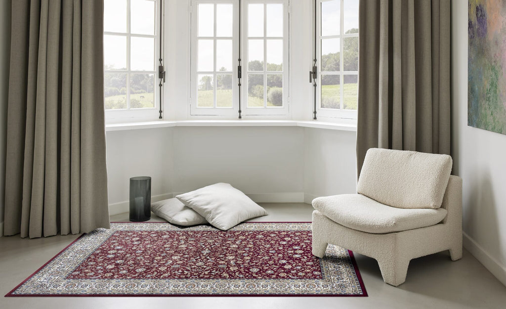 Da Vinci Classic Kashan Red Rug