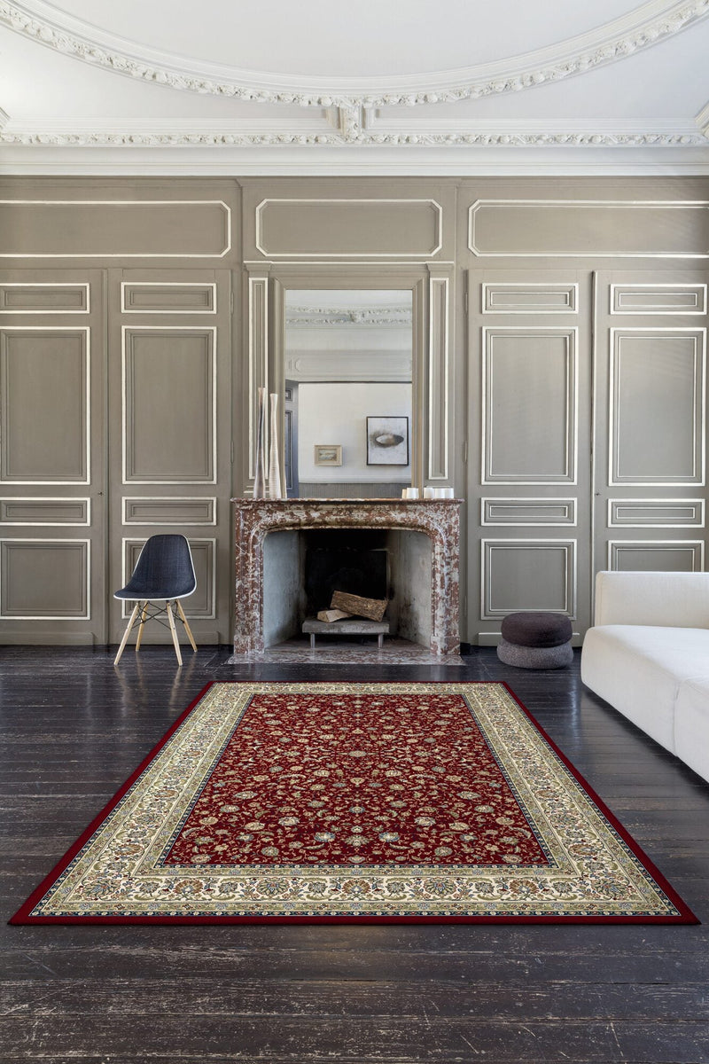 Da Vinci Classic Kashan Red Rug