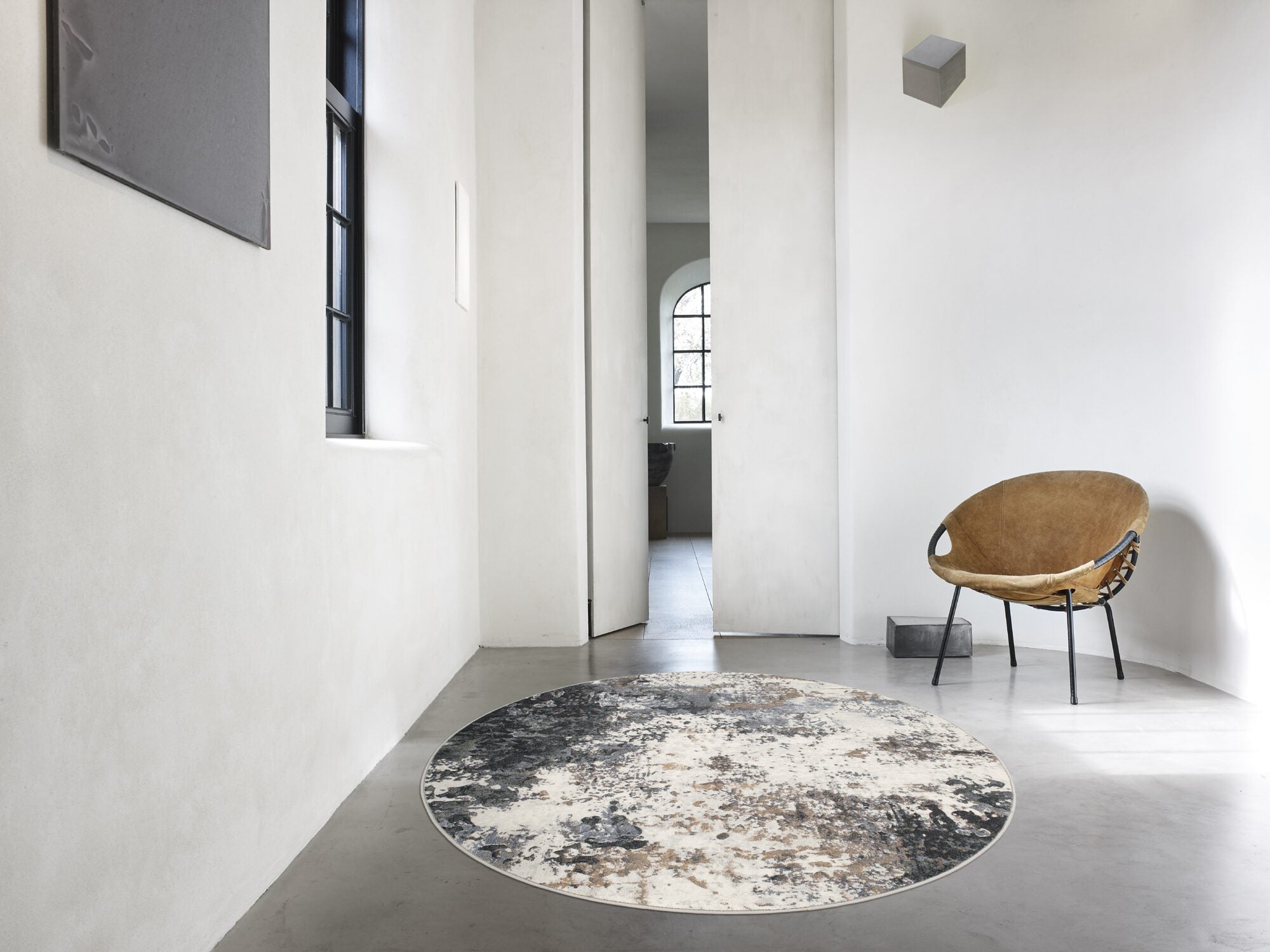 Galleria Eroded Stone Grey Rug