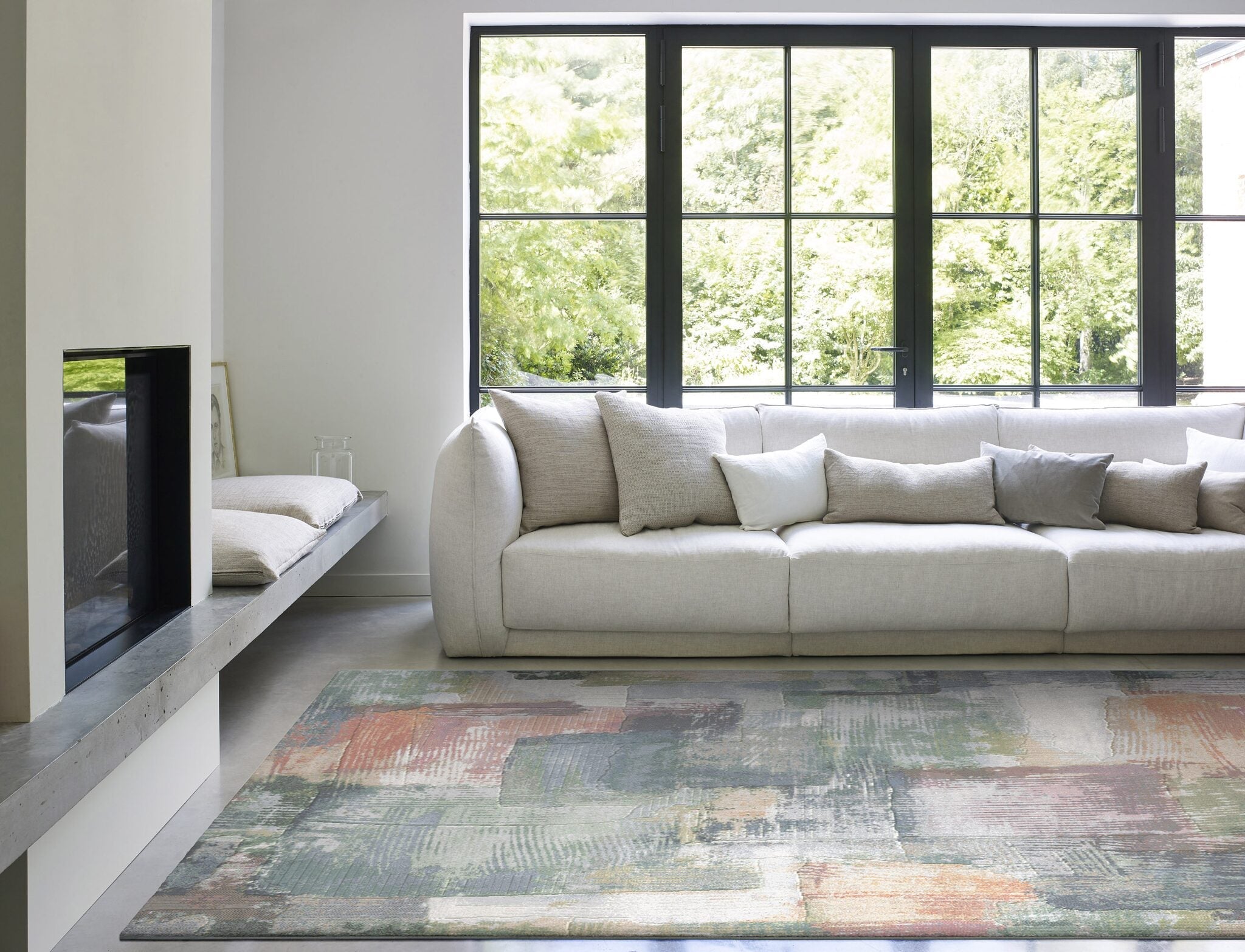 Galleria Painters Patch Green Rug