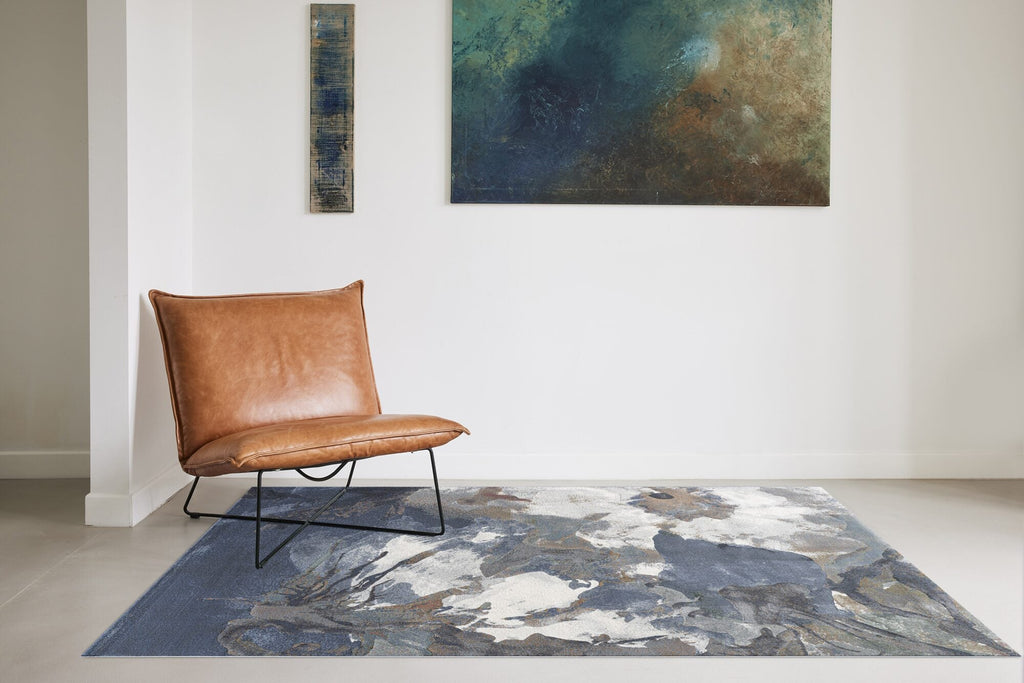 Galleria Abstract Bloom Dove Grey Rug