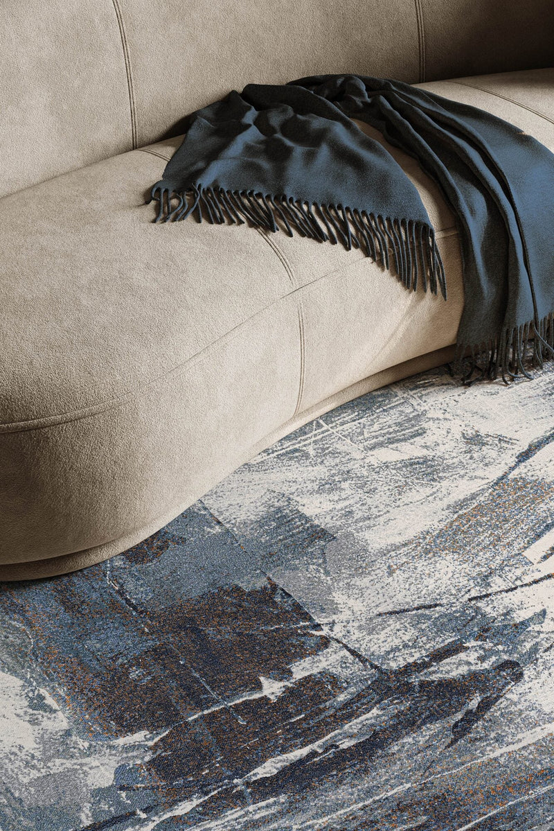 Galleria Palette Knife Grey Rug