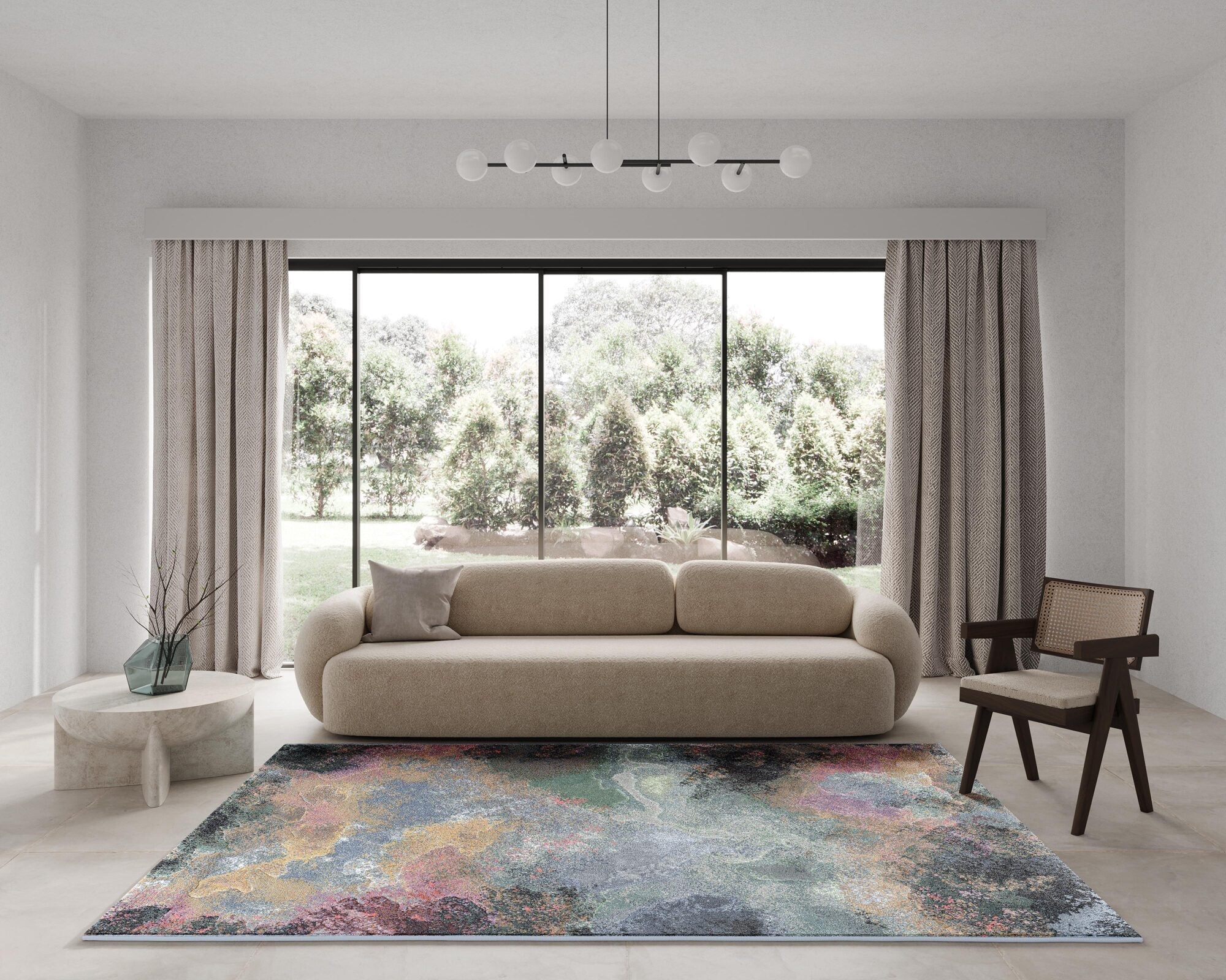Galleria Watercolour Cloud Blue Rug