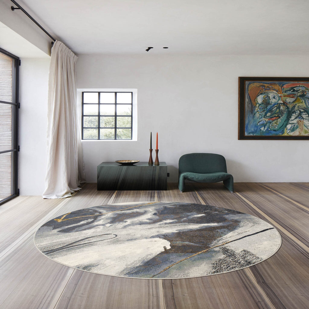 Galleria Liquid Marble Slate Rug