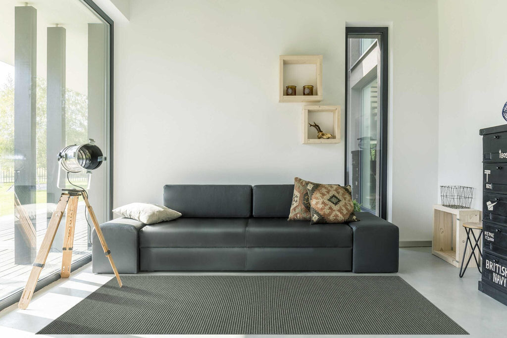 High Line Basketweave Grey Rug