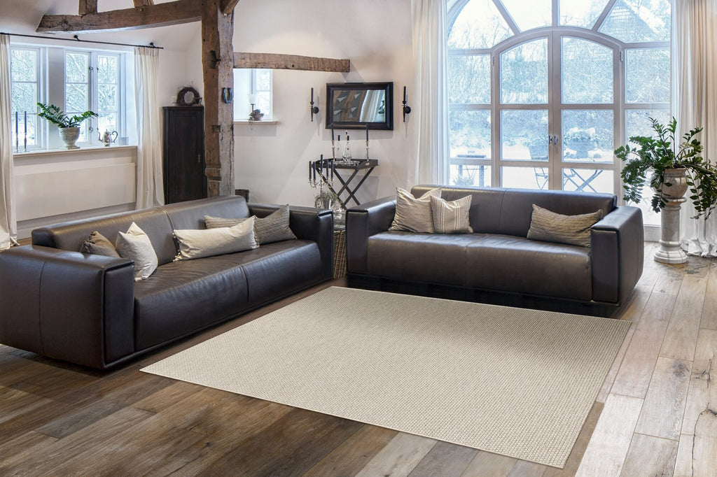 High Line Basketweave Cream Rug