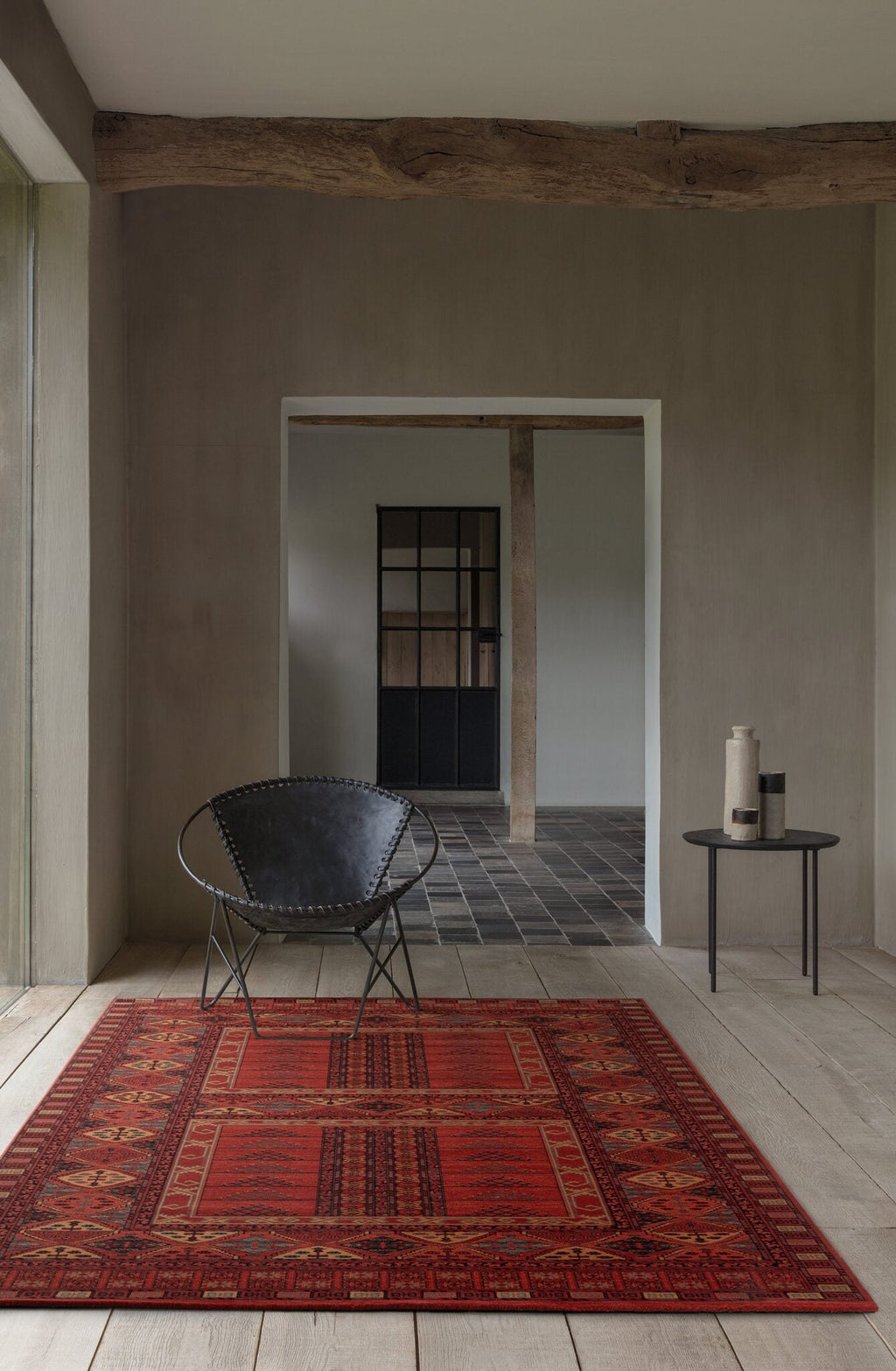 Kashqai Bokhara Hatchli Red Rug
