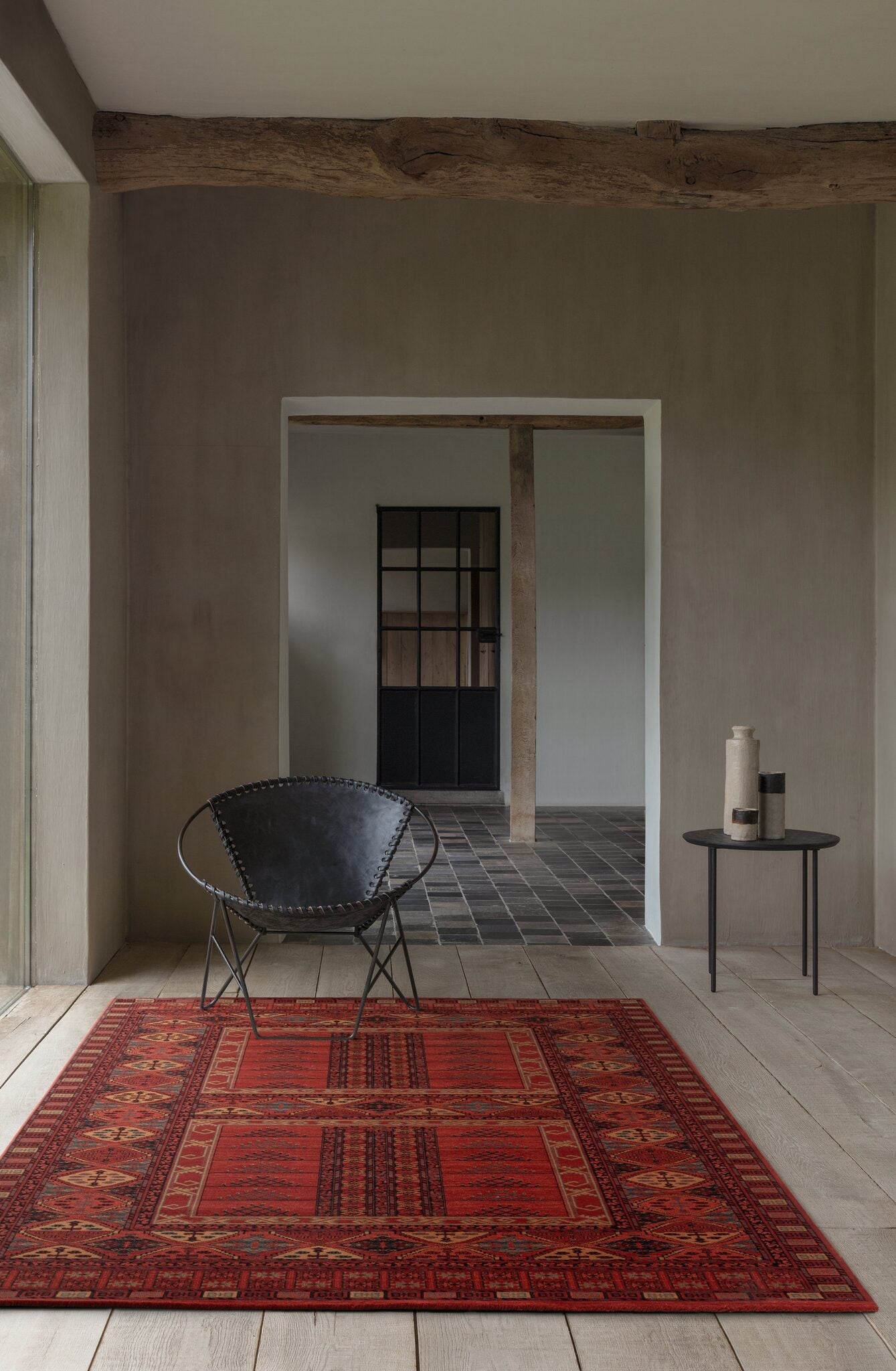 Kashqai Bokhara Hatchli Red Rug