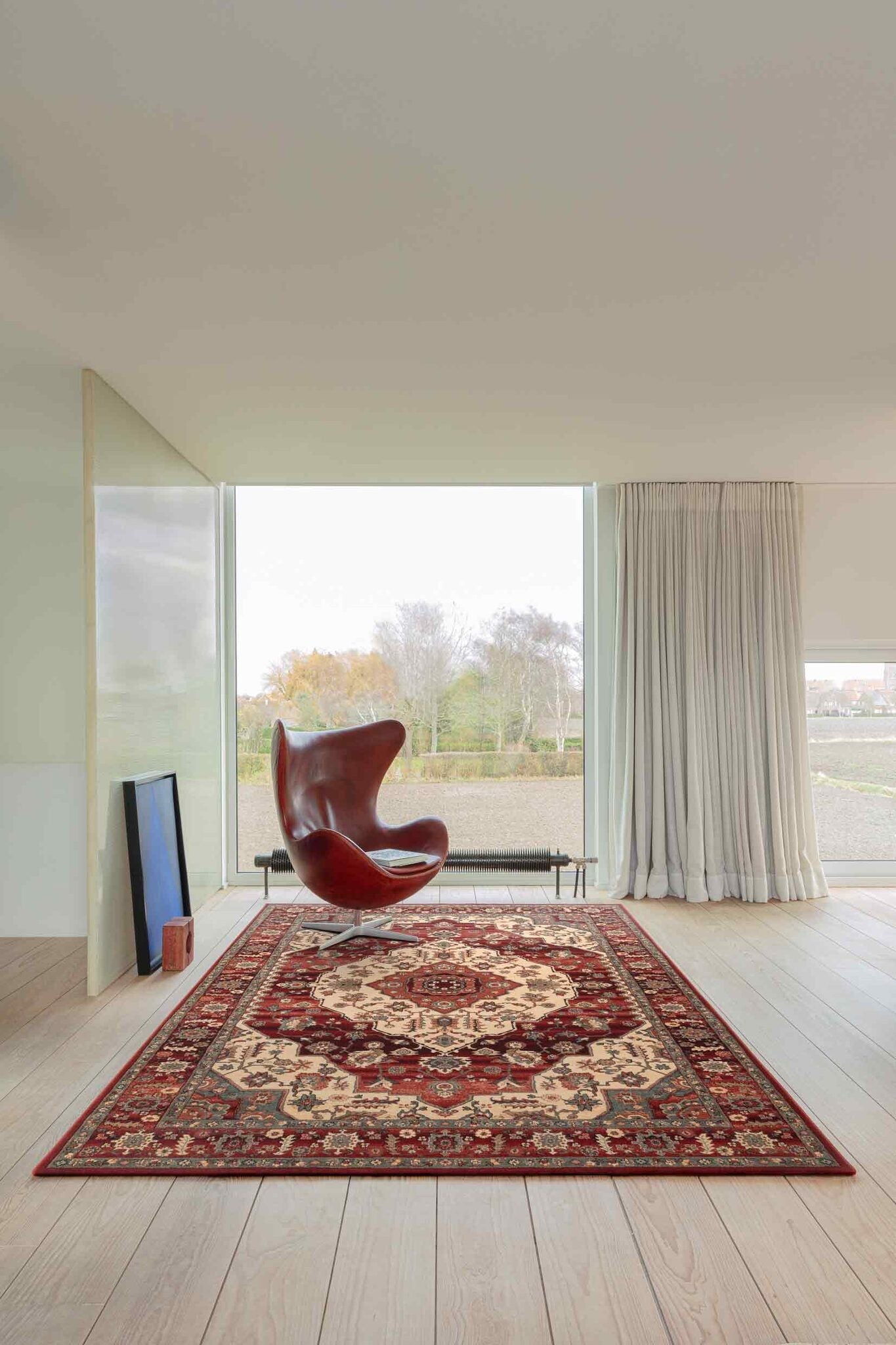Kashqai Serapi Medallion Green Rug