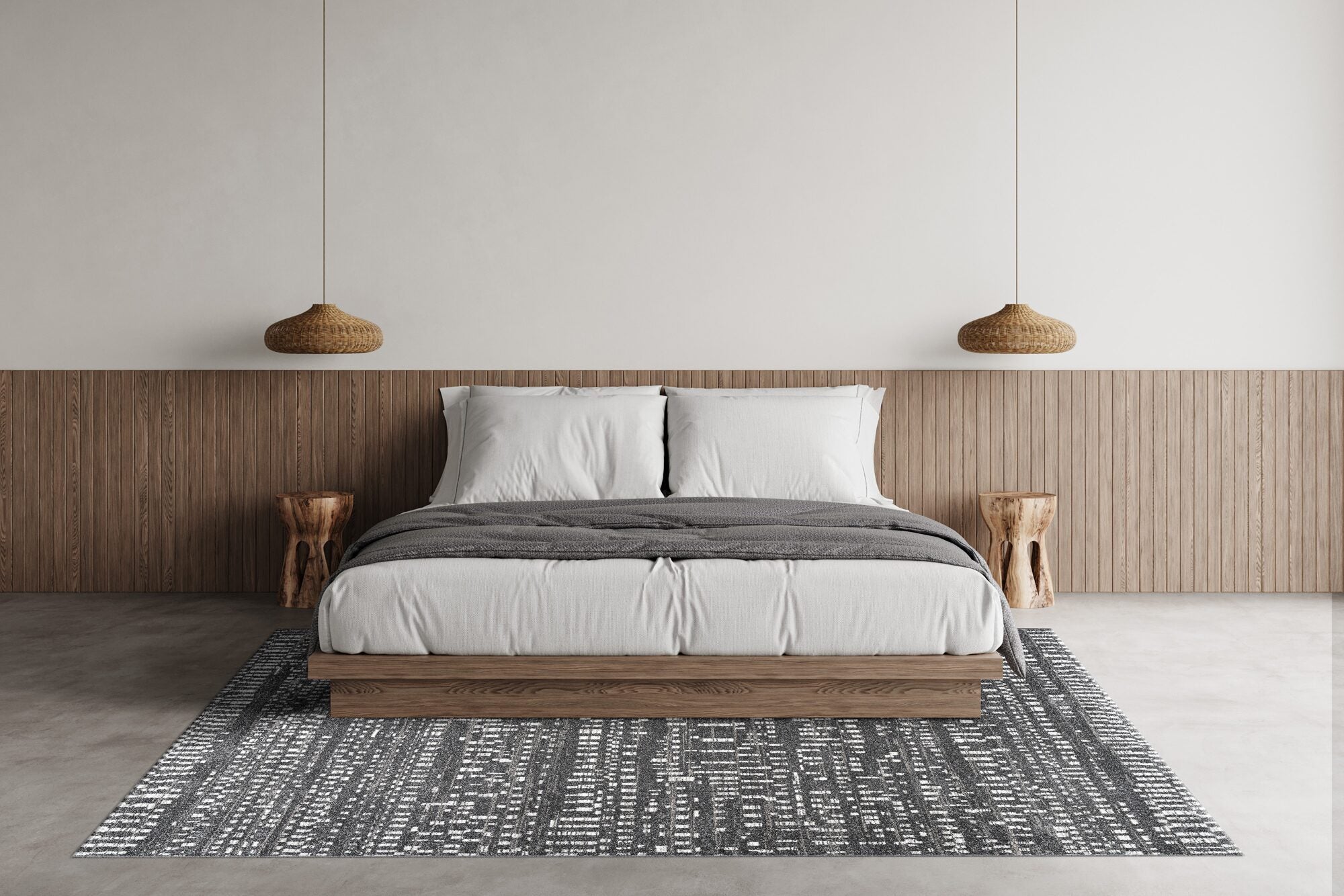 Liberty Static Charcoal Rug
